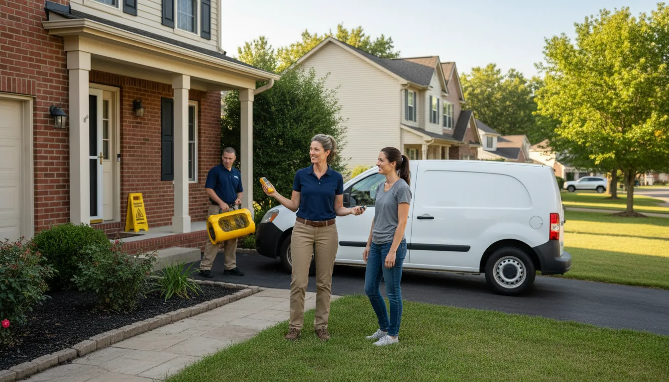 Residential water damage restoration in Schurz, NV